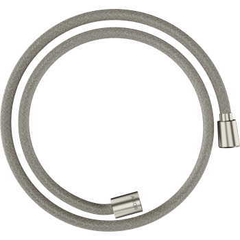 - AXOR ShowerSolutions Tekstylny wąż prysznicowy 125 cm z nakrętką cylindryczną i stożkową stal szlachetna optyczna 28227800 - 28227800 - Łazienki Szydłowski