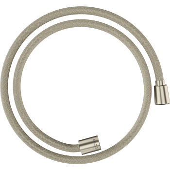  - Axor ShowerSolutions Tekstylny wąż prysznicowy 1,25 m z nakrętką cylindryczną i stożkową nikiel szczotkowany 28227820 - 28227820 - Łazienki Szydłowski