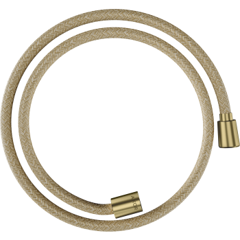 - Axor ShowerSolutions Tekstylny wąż prysznicowy 125 cm z nakrętką cylindryczną i stożkową mosiądz szczotkowany 28227950 - 28227950 - Łazienki Szydłowski