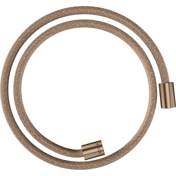  - Axor ShowerSolutions Tekstylny wąż prysznicowy 125 cm z nakrętkami cylindrycznymi czerwone złoto szczotkowane 28228310 - 28228310 - Łazienki Szydłowski