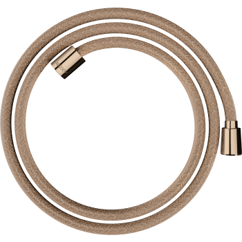 - Axor ShowerSolutions Tekstylny wąż prysznicowy 160 cm z nakrętką stożkową i cylindryczną czerwone złoto polerowane 28259300 - 28259300 - Łazienki Szydłowski
