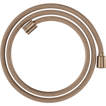  - Axor ShowerSolutions Tekstylny wąż prysznicowy 160 cm z nakrętką stożkową i cylindryczną czerwone złoto szczotkowane 28259310 - 28259310 - Łazienki Szydłowski