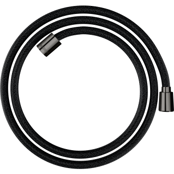  - Axor ShowerSolutions Tekstylny wąż prysznicowy 160 cm z nakrętką stożkową i cylindryczną czarny chrom polerowany 28259330 - 28259330 - Łazienki Szydłowski