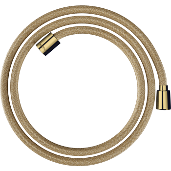  - Axor ShowerSolutions Tekstylny wąż prysznicowy 160 cm z nakrętką stożkową i cylindryczną złoty optyczny polerowany 28259990 - 28259990 - Łazienki Szydłowski