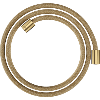 - Axor ShowerSolutions Tekstylny wąż prysznicowy 160 cm z nakrętkami cylindrycznymi złoty optyczny szczotkowany 28261250 - 28261250 - Łazienki Szydłowski