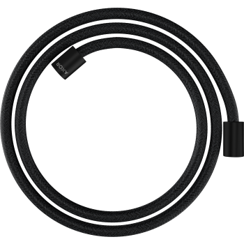 - AXOR ShowerSolutions Tekstylny wąż prysznicowy 160 cm z nakrętkami cylindrycznymi czarny mat 28261670 - 28261670 - Łazienki Szydłowski