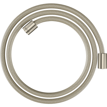  - Axor ShowerSolutions Tekstylny wąż prysznicowy 160 cm z nakrętkami cylindrycznymi nikiel szczotkowany 28261820 - 28261820 - Łazienki Szydłowski