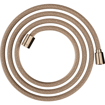 - Axor ShowerSolutions Tekstylny wąż prysznicowy 200 cm z nakrętką cylindryczną i stożkową czerwone złoto polerowane 28290300 - 28290300 - Łazienki Szydłowski