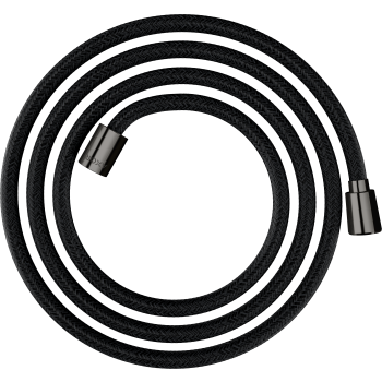  - Axor ShowerSolutions Tekstylny wąż prysznicowy 200 cm z nakrętką cylindryczną i stożkową czarny chrom polerowany 28290330 - 28290330 - Łazienki Szydłowski