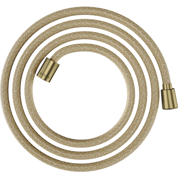 - Axor ShowerSolutions Tekstylny wąż prysznicowy 2 m z nakrętką cylindryczną i stożkową mosiądz szczotkowany 28290950 - 28290950 - Łazienki Szydłowski
