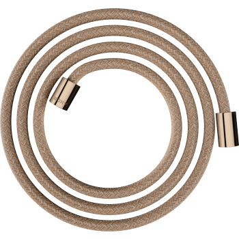 - Axor ShowerSolutions Tekstylny wąż prysznicowy 200 cm z nakrętkami cylindrycznymi czerwone złoto polerowane 28291300 - 28291300 - Łazienki Szydłowski
