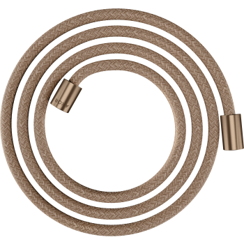  - Axor ShowerSolutions Tekstylny wąż prysznicowy 200 cm z nakrętkami cylindrycznymi czerwone złoto szczotkowane 28291310 - 28291310 - Łazienki Szydłowski