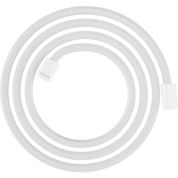 - Axor ShowerSolutions Tekstylny wąż prysznicowy 200 cm z nakrętkami cylindrycznymi biały mat 28291700 - 28291700 - Łazienki Szydłowski