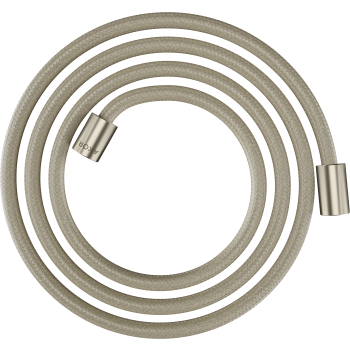  - Axor ShowerSolutions Tekstylny wąż prysznicowy 200 cm z nakrętkami cylindrycznymi nikiel szczotkowany 28291820 - 28291820 - Łazienki Szydłowski