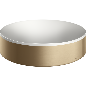  - Axor Suite Basins & Bathtub Umywalka nablatowa 40 cm bez otworu na baterię i przelewu kolor brąz szczotkowany - 42001140 - Łazienki Szydłowski
