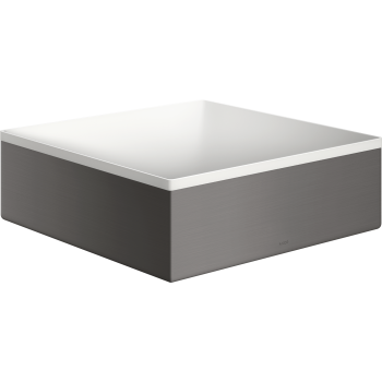  - Axor Suite Basins & Bathtub Umywalka nablatowa 28,5x28,5 cm czarny chrom szczotkowany 42002340 - 42002340 - Łazienki Szydłowski