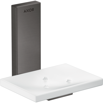 - Axor Universal Rectangular Mydelniczka czarny chrom szczotkowany 42605340 - 42605340 - Łazienki Szydłowski