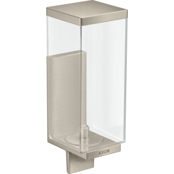 - Axor Universal Rectangular Dozownik mydła w płynie nikiel szczotkowany 42610820 - 42610820 - Łazienki Szydłowski
