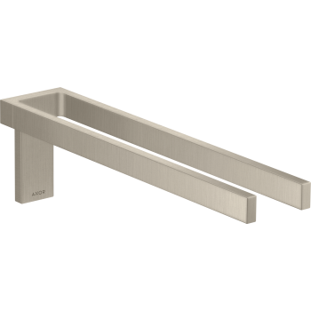 - Axor Universal Rectangular Podwójny wieszak na ręcznik nikiel szczotkowany 42622820 - 42622820 - Łazienki Szydłowski