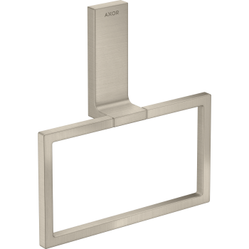 - Axor Universal Rectangular Wieszak na ręcznik typu Ring nikiel szczotkowany 42623820 - 42623820 - Łazienki Szydłowski
