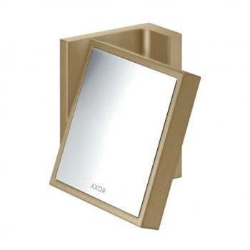 - Axor Universal Rectangular Lustro kosmetyczne brąz szczotkowany 42649140 - 42649140 - Łazienki Szydłowski