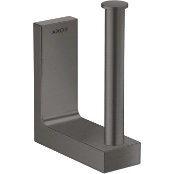 - AXOR Universal Rectangular Uchwyt na zapasowy papier toaletowy czarny chrom szczotkowany 42654340 - 42654340 - Łazienki Szydłowski