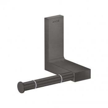 - Axor Universal Rectangular Uchwyt na papier toaletowy czarny chrom szczotkowany 42656340 - 42656340 - Łazienki Szydłowski