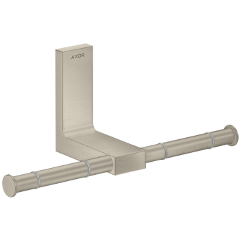 - Axor Universal Rectangular Podwójny uchwyt na papier toaletowy nikiel szczotkowany 42657820 - 42657820 - Łazienki Szydłowski