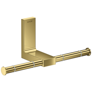 - Axor Universal Rectangular Podwójny uchwyt na papier toaletowy złoty optyczny polerowany 42657990 - 42657990 - Łazienki Szydłowski