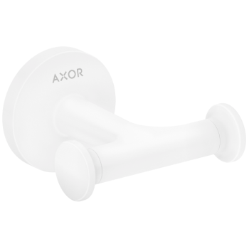  - Axor Universal Circular Podwójny haczyk na ręcznik biały mat 42812700 - 42812700 - Łazienki Szydłowski