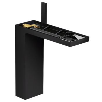 - Axor MyEdition bateria umywalkowa 230 do umywalek nablatowych czarny mat 47022670 - 47022670 - Łazienki Szydłowski