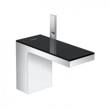 - Axor MyEdition Jednouchwytowa bateria umywalkowa 110 z kompletem odpływowym Push-Open chrom/czarne szkło 47030600 - 47030600 - Łazienki Szydłowski