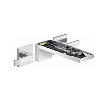 - Axor MyEdition 3-otworowa bateria umywalkowa ścienna, podtynkowa z wylewką 22,1 cm, bez płytki chrom 47082000 - 47082000 - Łazienki Szydłowski