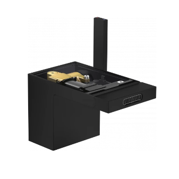 - Axor MyEdition Jednouchwytowa bateria bidetowa z kompletem odpływowym Push-Open, bez płytki czarny mat 47212670 - 47212670 - Łazienki Szydłowski