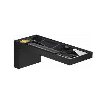 - Axor MyEdition Wylewka wannowa bez płytki czarny mat 47412670 - 47412670 - Łazienki Szydłowski