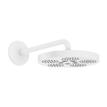  - Axor One deszczownica 28 cm 1jet z ramieniem prysznicowym biały mat 48491700 - 48491700 - Łazienki Szydłowski