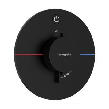 - HANSGROHE ShowerSelect Comfort S Bateria termostatyczna, podtynkowa do 1 odbiornika czarny mat 15553670 - 15553670 - Łazienki Szydłowski