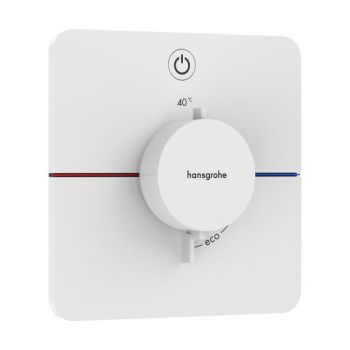  - HANSGROHE ShowerSelect Comfort Q Bateria termostatyczna, podtynkowa do 1 odbiornika biały mat 15581700 - 15581700 - Łazienki Szydłowski