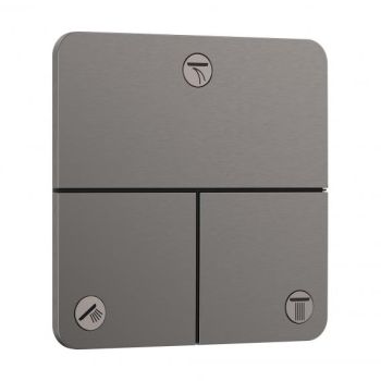 - HANSGROHE ShowerSelect Comfort Q Zawór odcinający, podtynkowy do 3 odbiorników czarny chrom szczotkowany 15587340 - 15587340 - Łazienki Szydłowski