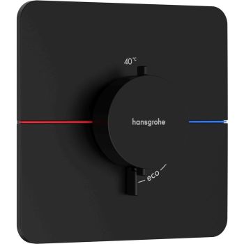 - HANSGROHE ShowerSelect Comfort Q Bateria termostatyczna, podtynkowa czarny mat 15588670 - 15588670 - Łazienki Szydłowski