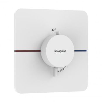  - HANSGROHE ShowerSelect Comfort Q Bateria termostatyczna, podtynkowa biały mat 15588700 - 15588700 - Łazienki Szydłowski
