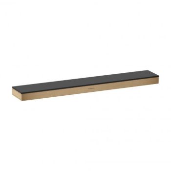 - HANSGROHE Rainfinity Półka 50 cm brąz szczotkowany 26844140 - 26844140 - Łazienki Szydłowski