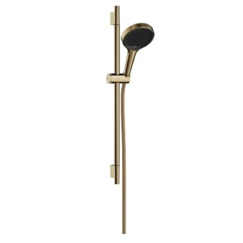 - HANSGROHE Rainfinity Zestaw prysznicowy z drążkiem 65 cm złoty optyczny polerowany 28746990 - 28746990 - Łazienki Szydłowski
