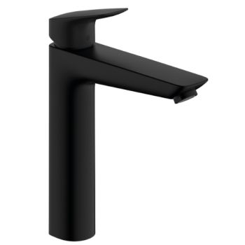 - HANSGROHE Logis bateria umywalkowa 190 z kompletem odpływowym czarny mat 71090670 - 71090670 - Łazienki Szydłowski