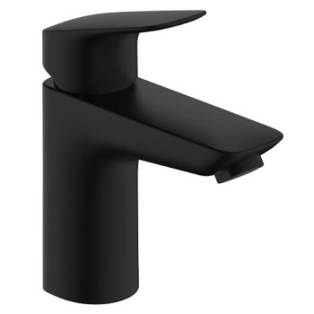 - HANSGROHE Logis bateria umywalkowa 100 z kompletem odpływowym czarny mat 71100670 - 71100670 - Łazienki Szydłowski