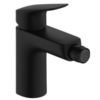 - HANSGROHE Logis bateria bidetowa z kompletem odpływowym czarny mat 71200670 - 71200670 - Łazienki Szydłowski