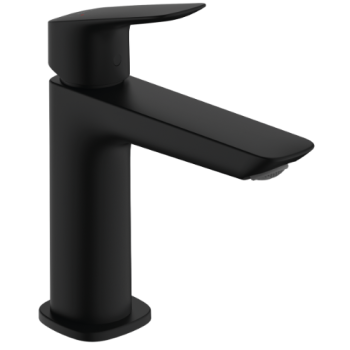 - HANSGROHE Logis bateria umywalkowa z kompletem odpływowym czarny mat 71251670 - 71251670 - Łazienki Szydłowski