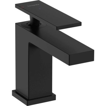 - HANSGROHE Tecturis E bateria umywalkowa 80 CoolStart z kompletem odpływowym czarny mat 73002670 - 73002670 - Łazienki Szydłowski