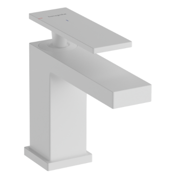 - HANSGROHE Tecturis E bateria umywalkowa 80 CoolStart biały mat 73002700 - 73002700 - Łazienki Szydłowski
