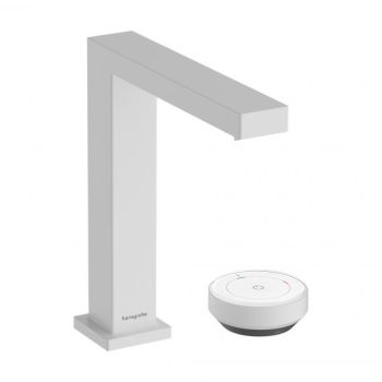 - HANSGROHE Tecturis E 2-otworowa bateria umywalkowa 150 CoolStart z niezamykanym kompletem odpływowym biały mat 73053700 - 73053700 - Łazienki Szydłowski